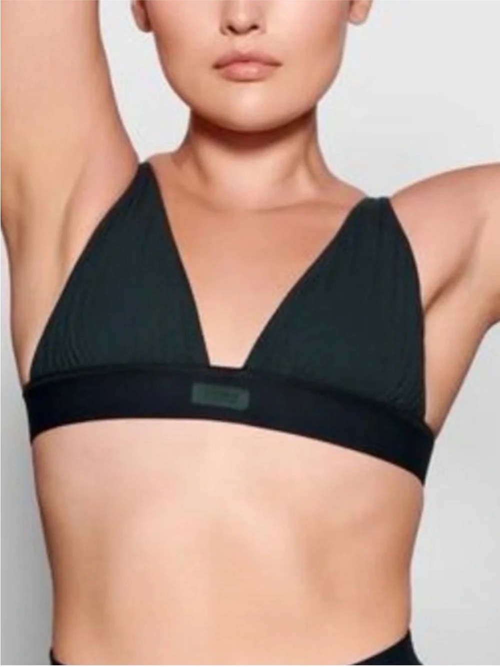 SKIMS SOFT LOUNGE Plunge Bralette Limited Edition Cypress S